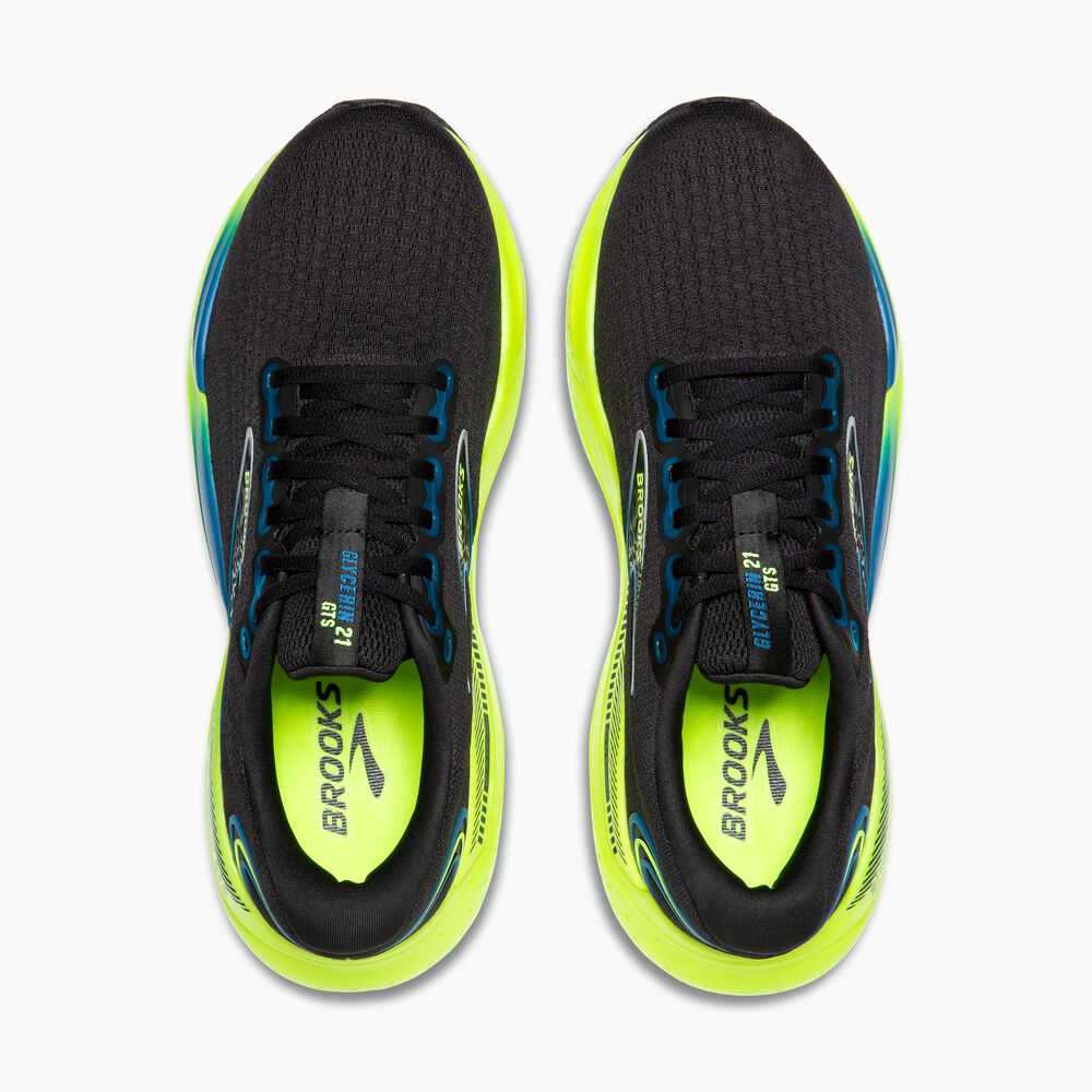 Brooks Glycerin GTS 21 - Schwarz/Blau/Nachtleben