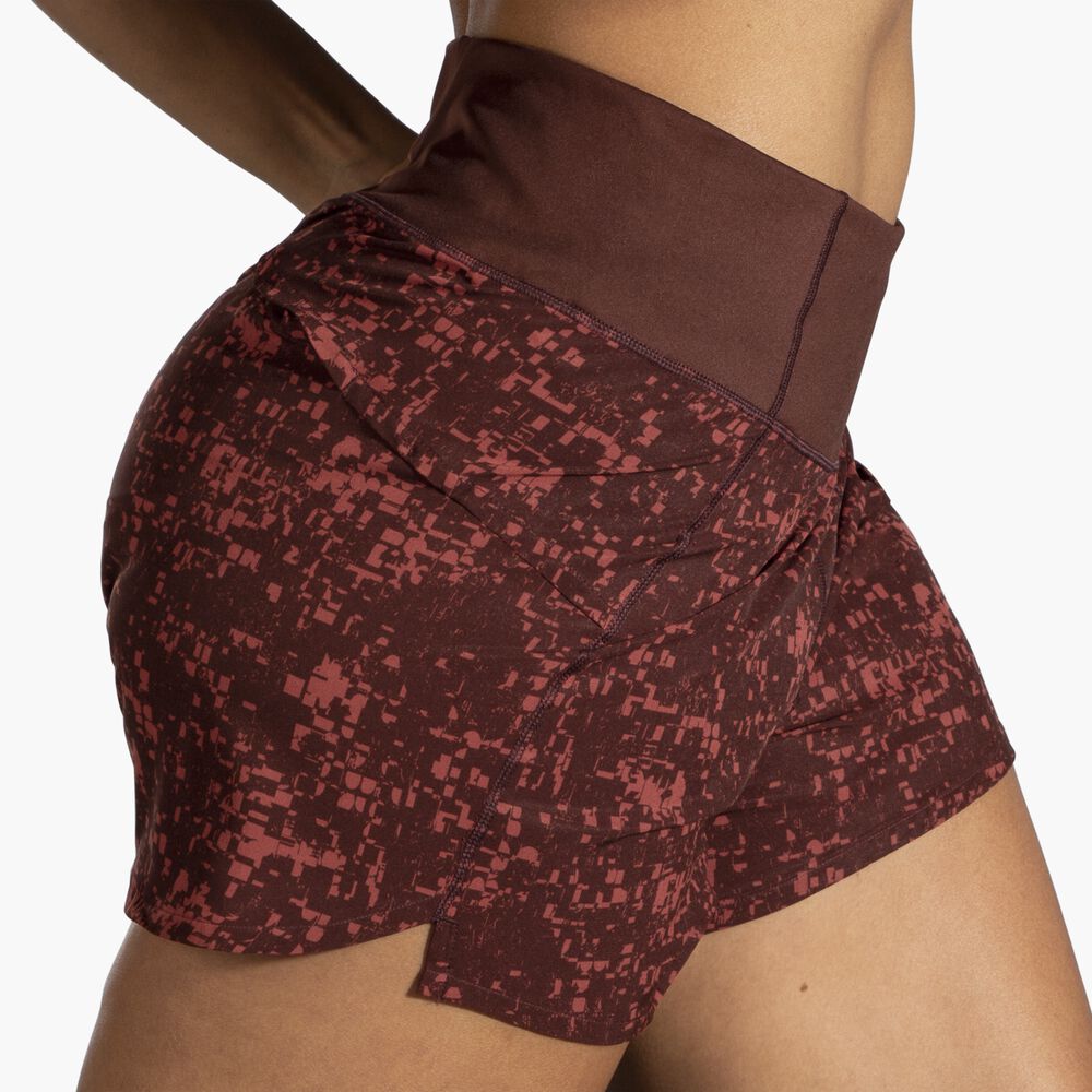 Brooks Chaser 5" Short - Run Raisin Glitch Print