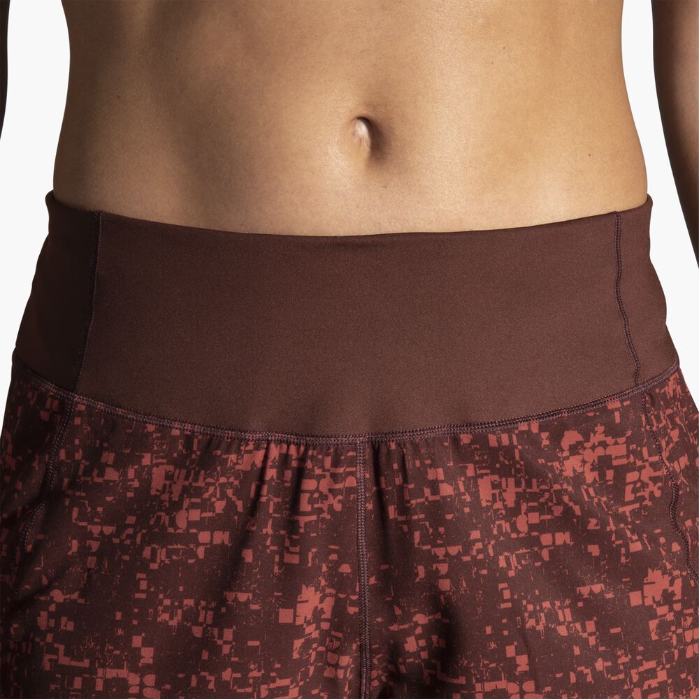 Brooks Chaser 5" Short - Run Raisin Glitch Print