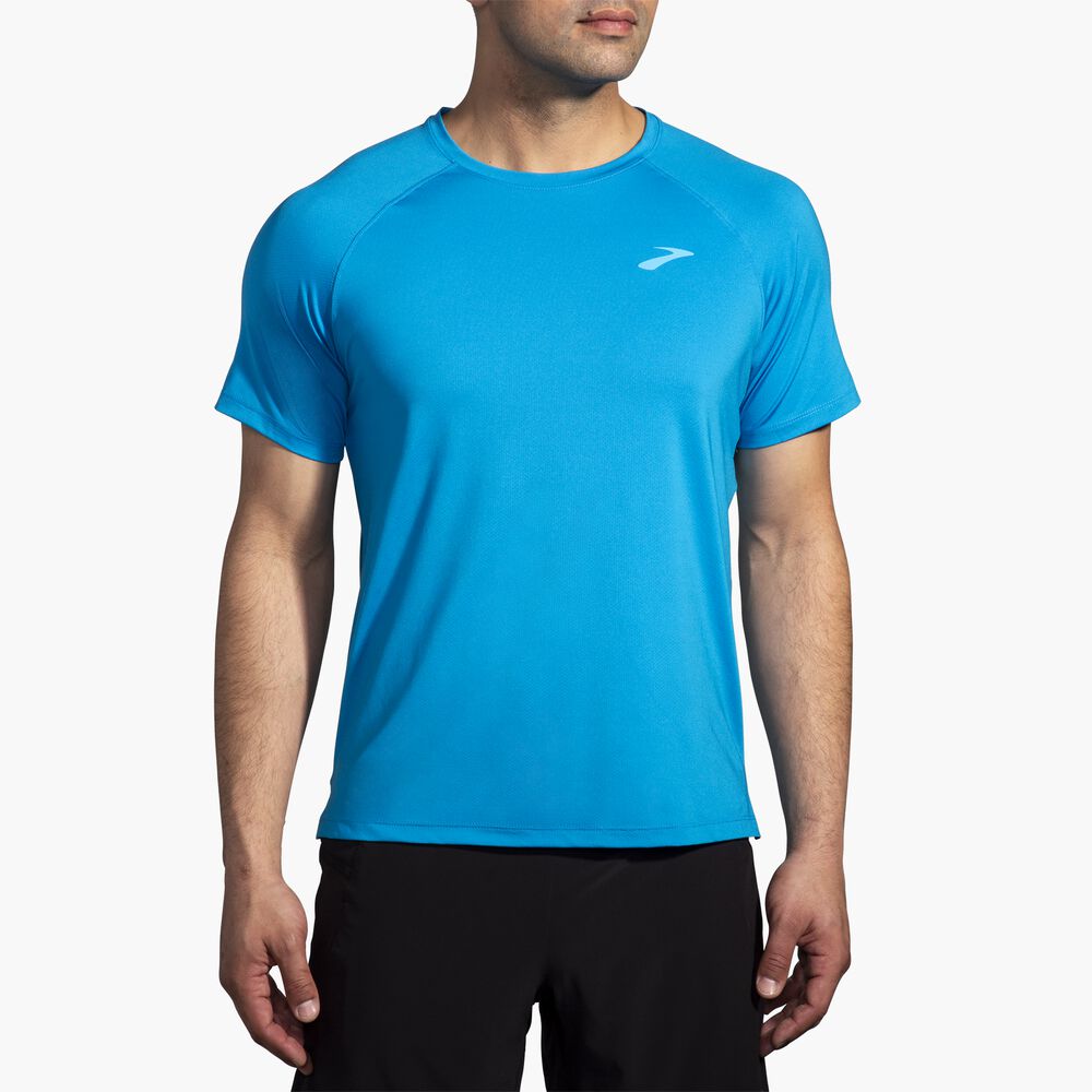 Brooks Atmosphere Short Sleeve 2.0 - Cerulean