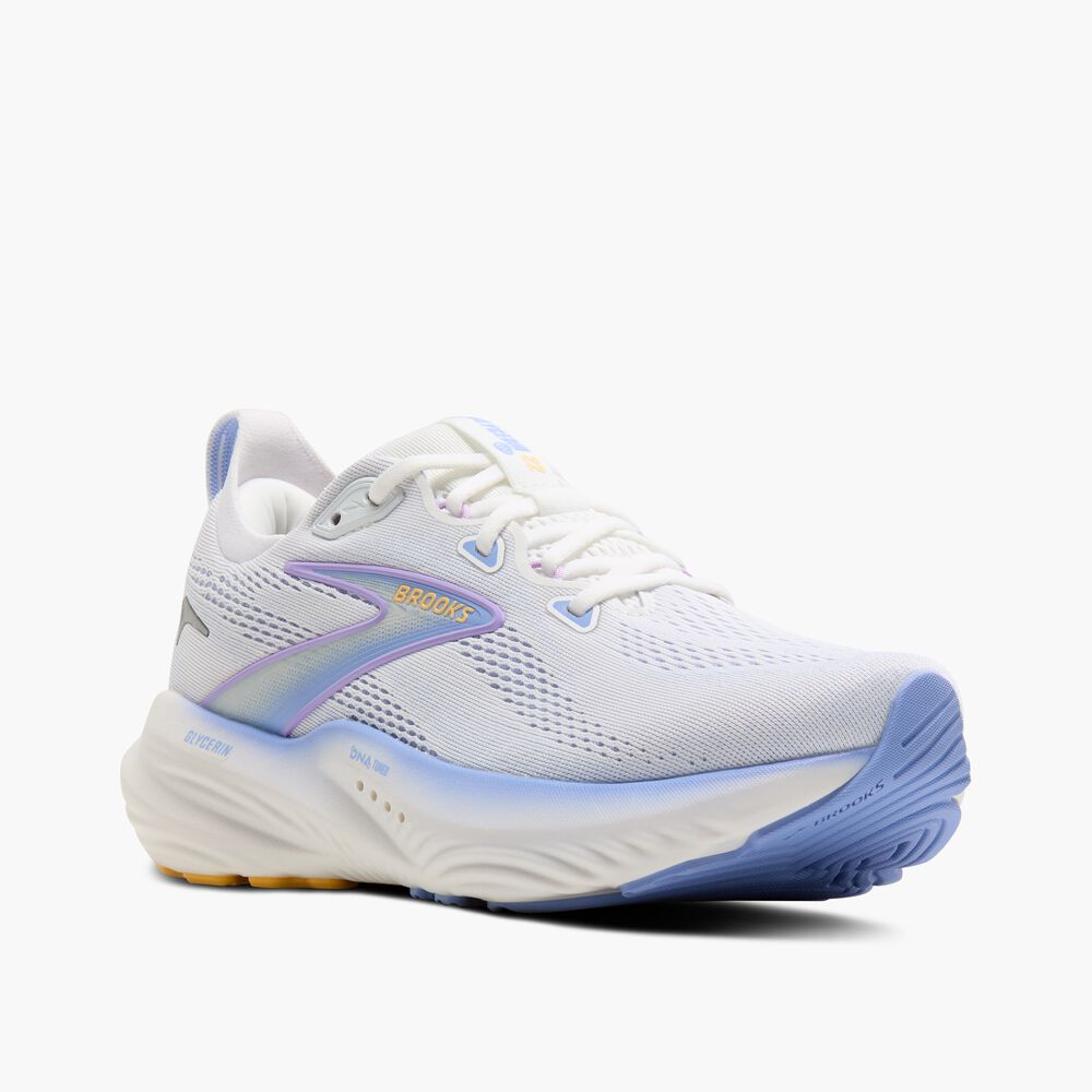 Brooks Glycerin 22 - Weiß/Blaureiher/Aprikose