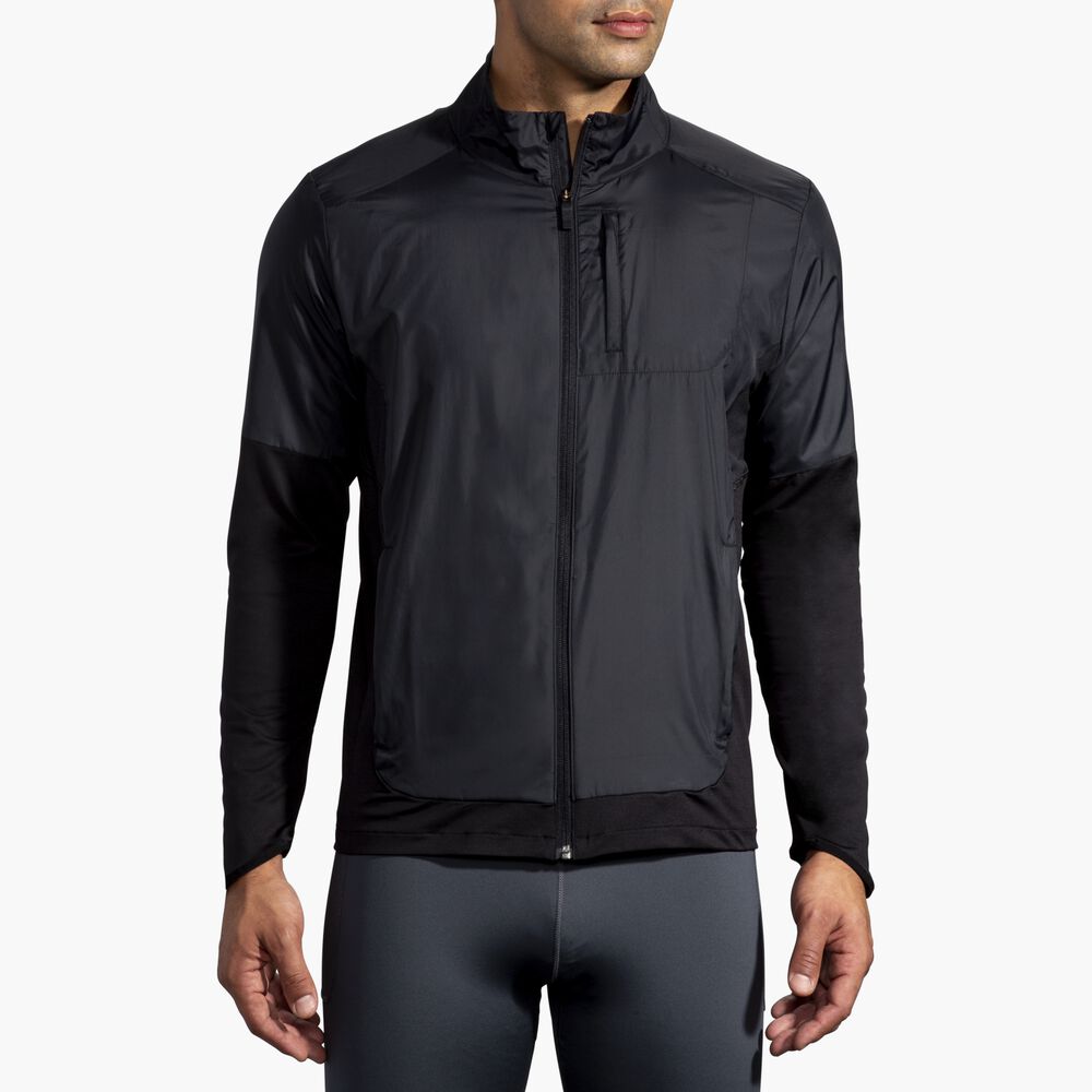 Brooks Fusion Hybrid Jacket - Schwarz