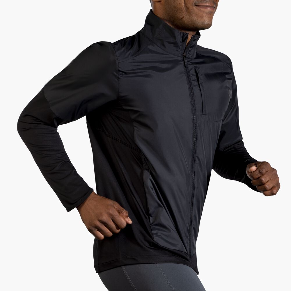 Brooks Fusion Hybrid Jacket - Schwarz