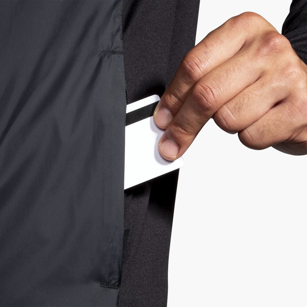 Brooks Fusion Hybrid Jacket - Schwarz
