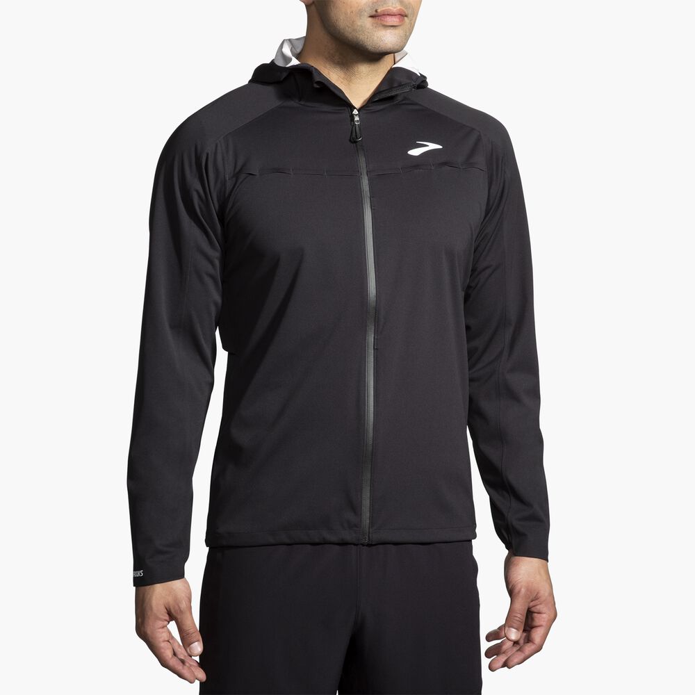 Brooks High Point Waterproof Jacket - Schwarz