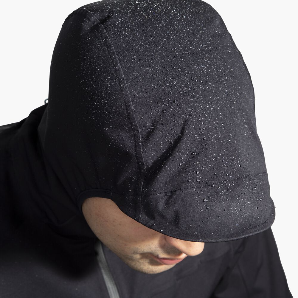 Brooks High Point Waterproof Jacket - Schwarz