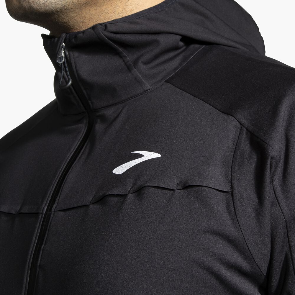 Brooks High Point Waterproof Jacket - Schwarz