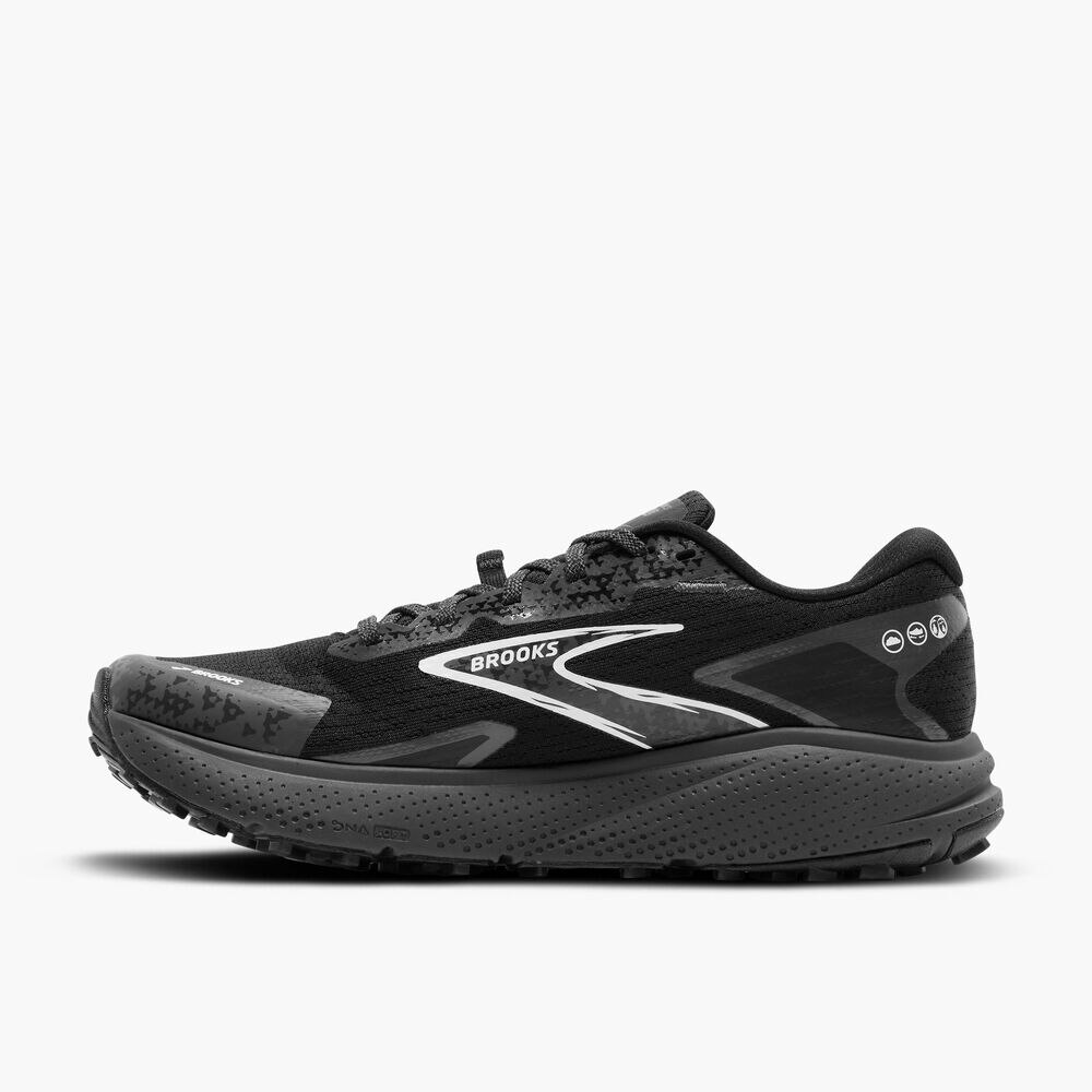Brooks Divide 5 - Schwarz/Ebenholz/Weiß
