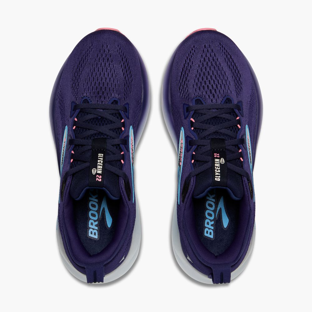 Brooks Glycerin 22 - Blaues Band/Peacoat/Dianthus