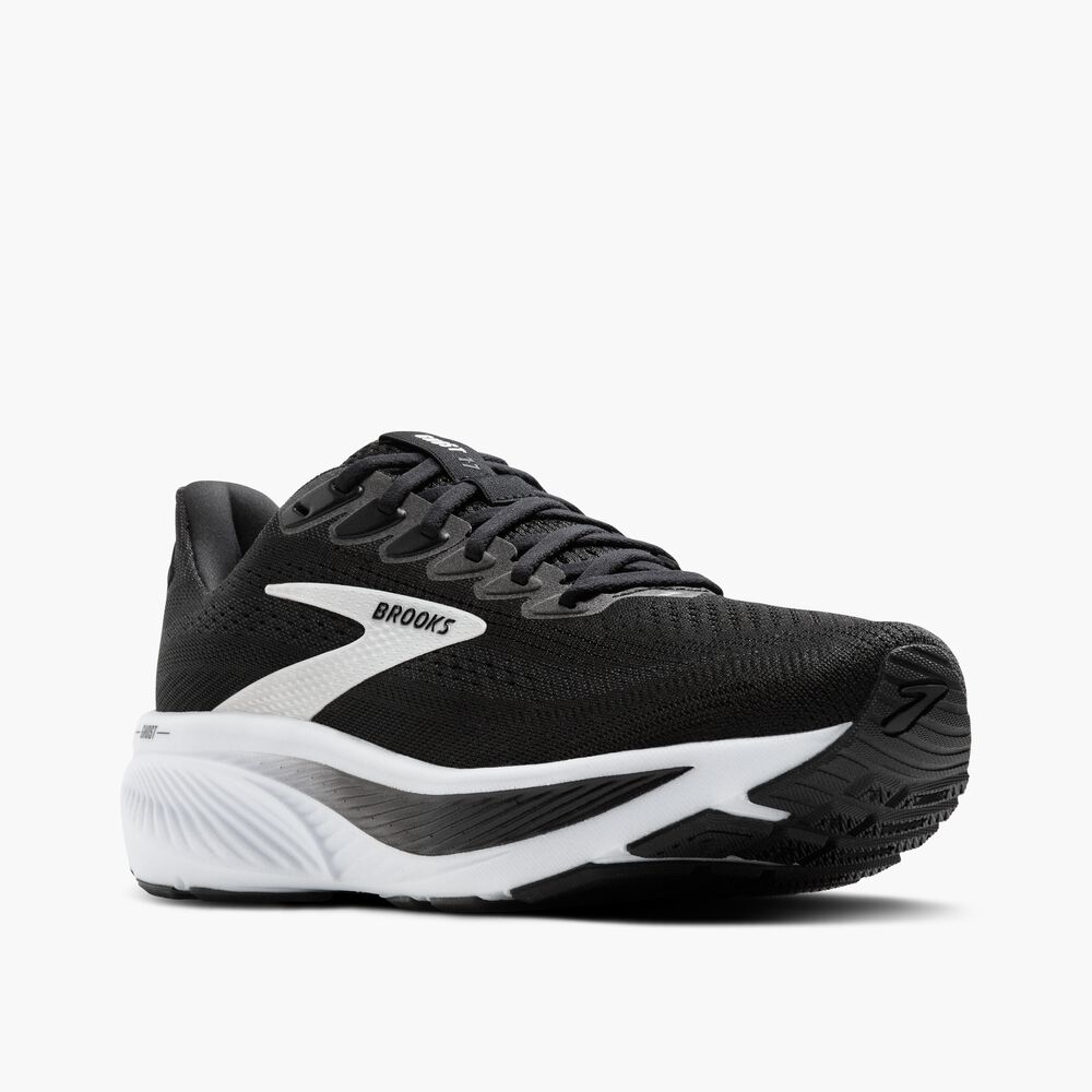 Brooks Ghost 17 - Schwarz/Grau/Weiß