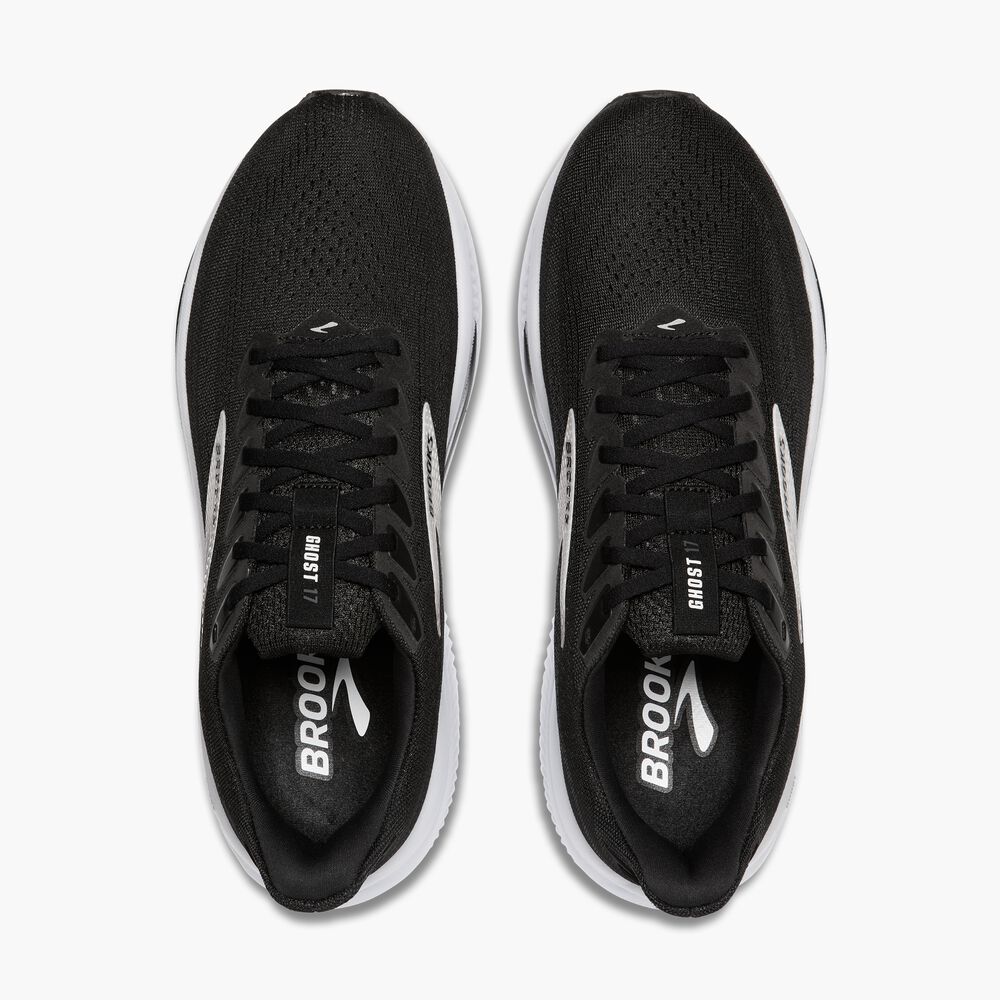 Brooks Ghost 17 - Schwarz/Grau/Weiß