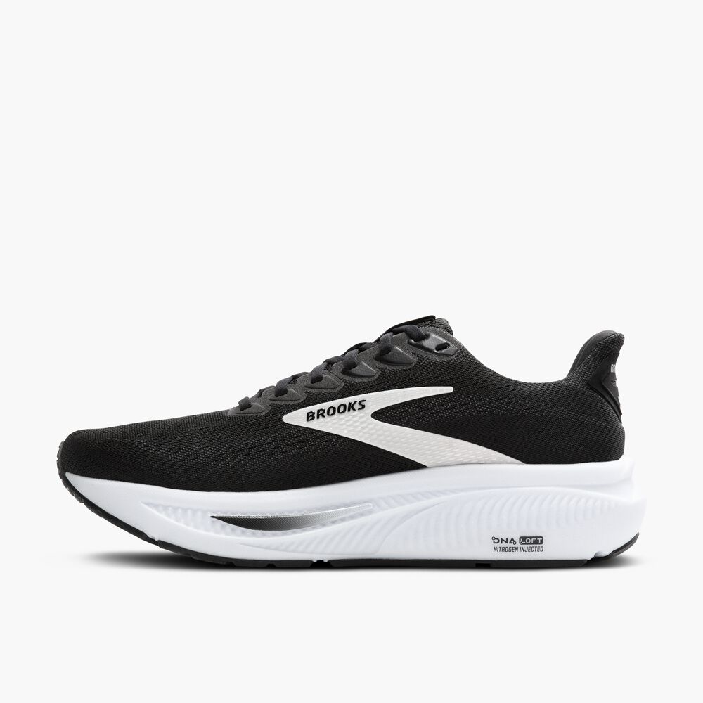 Brooks Ghost 17 - Schwarz/Grau/Weiß