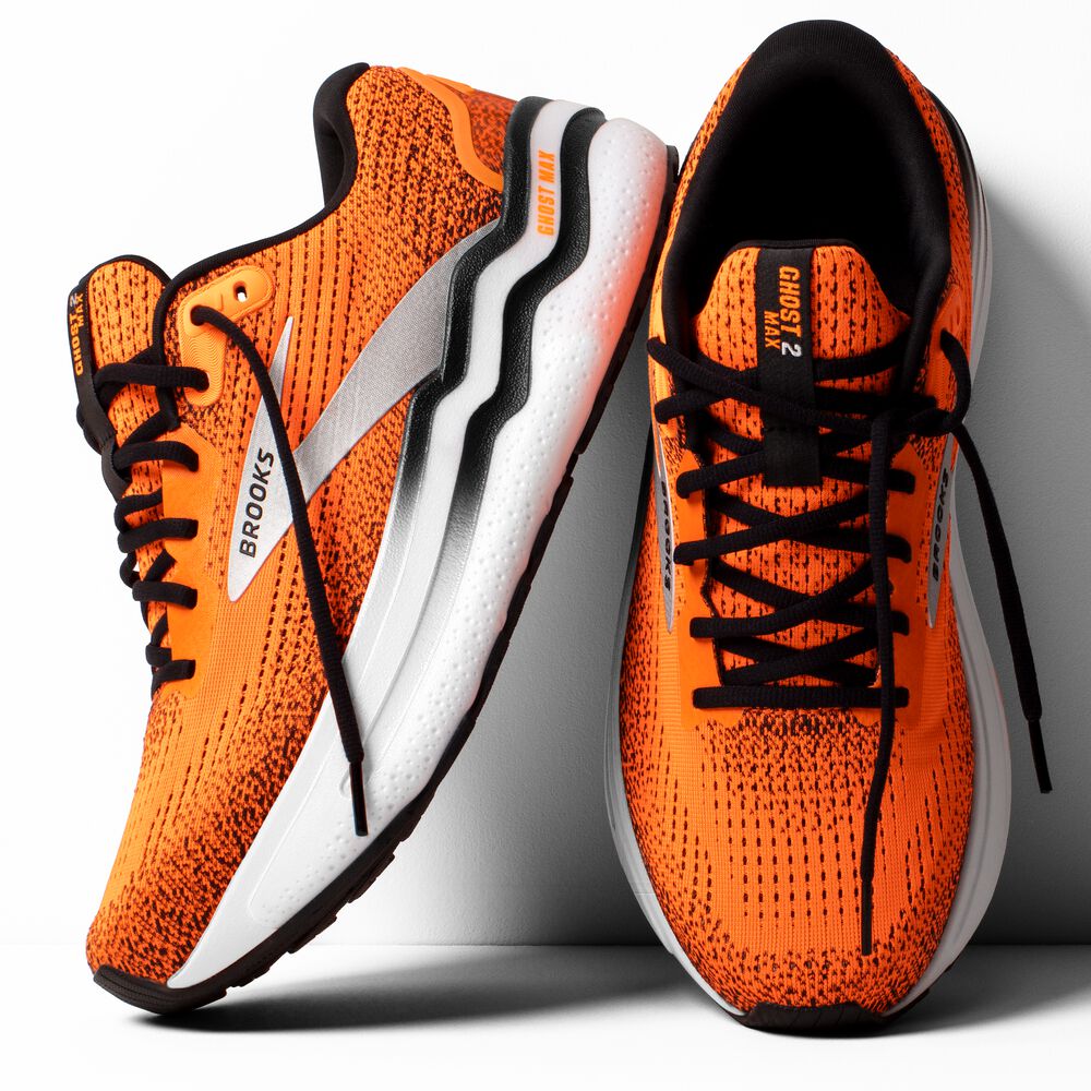 Brooks Ghost Max 2 - Orange/Orange/Schwarz