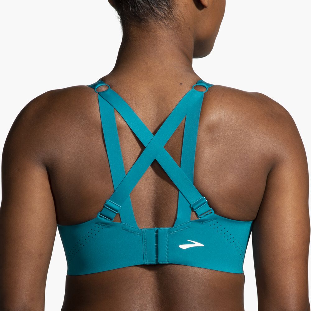 Brooks Underwire Sports Bra - Lagune