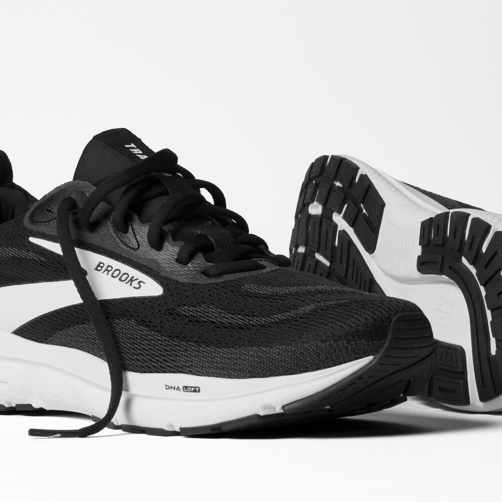 Brooks Trace 4 - Schwarz/Grau/Weiß