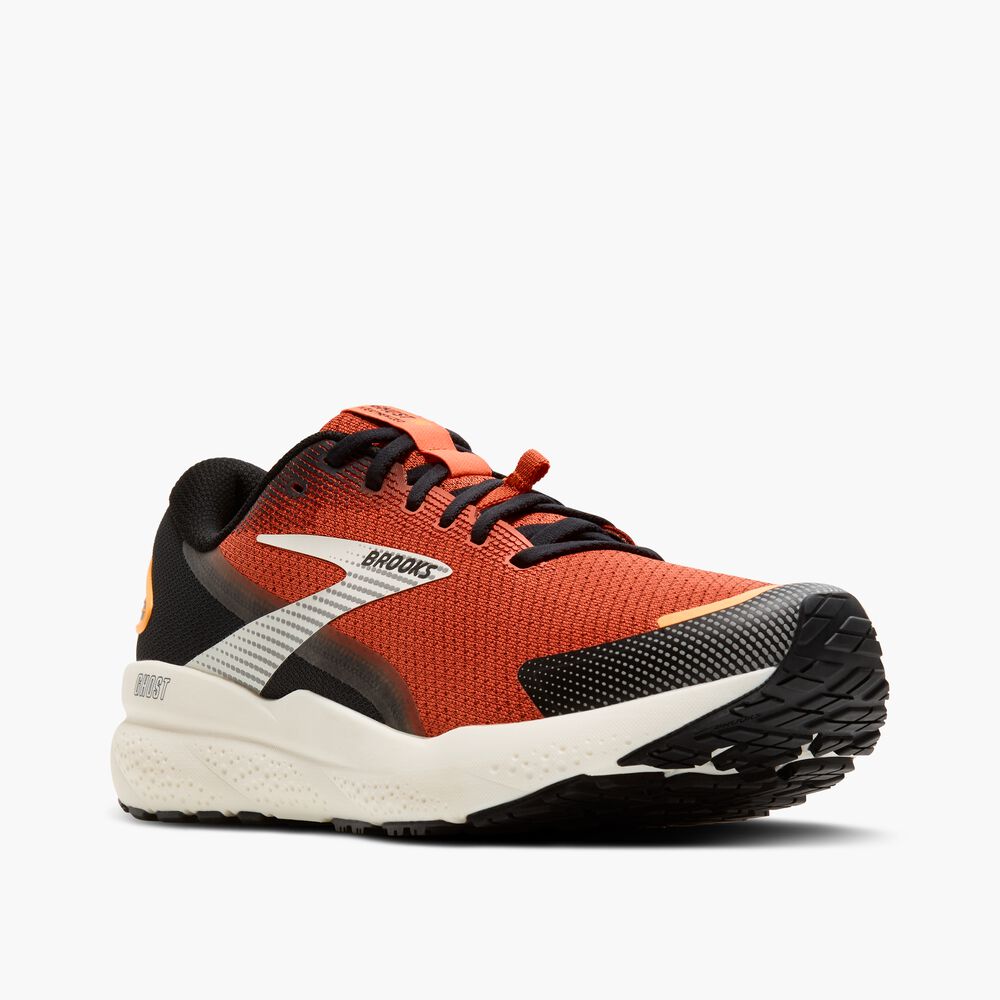 Brooks Ghost 16 Weatherized - Burnt Siena/Schwarz/Kokosnuss