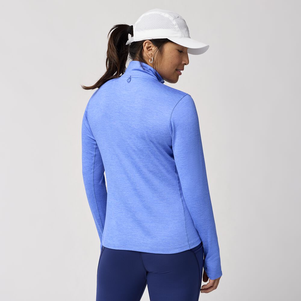 Brooks Dash 1/2 Zip 2.0 - Htr Bluebell