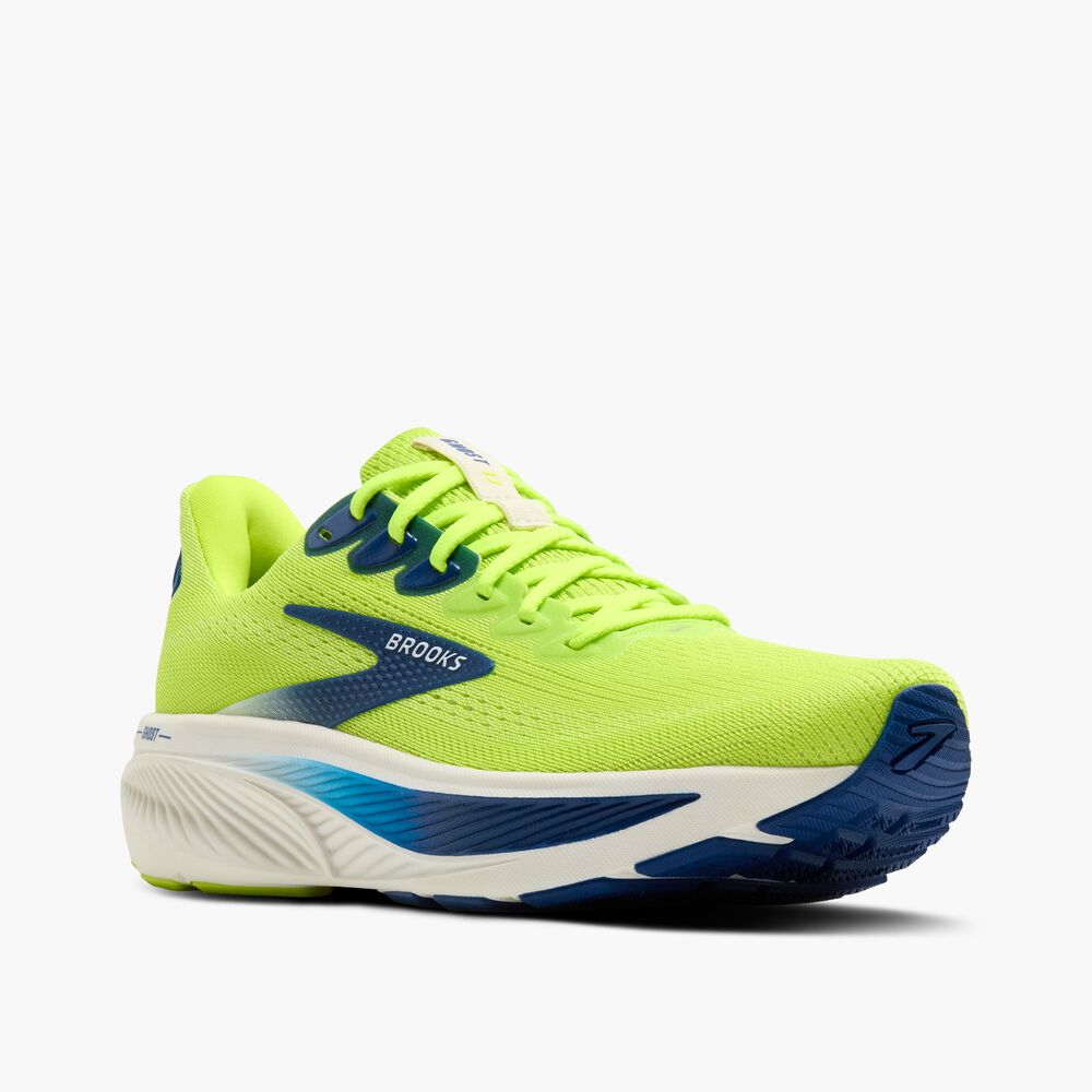 Brooks Ghost 17 - Acid Lime/Navy/Weiß