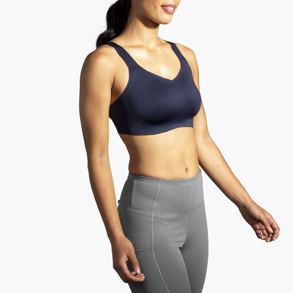 Brooks Underwire Sports Bra - Navy