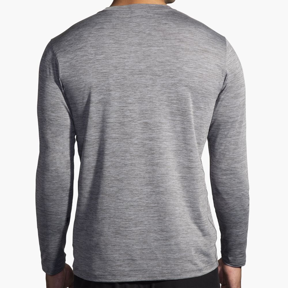 Brooks Luxe Long Sleeve - Hochglanz Anthrazit