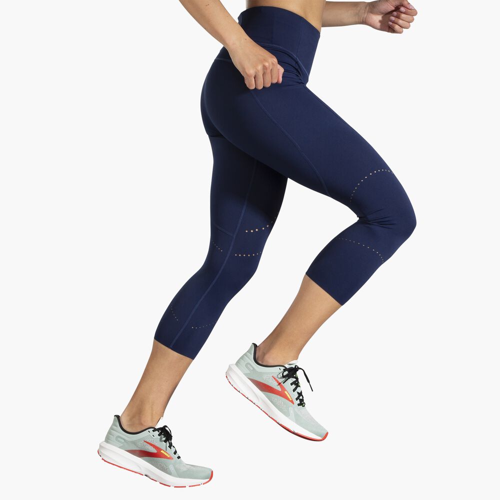 Brooks Method 3/4 Tight - Marineblau