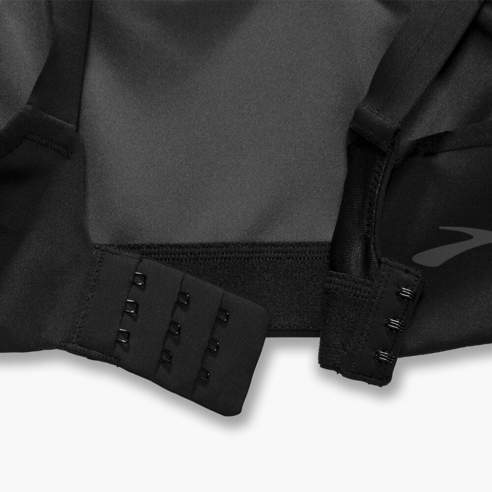 Brooks Convertible Sports Bra - Schwarz