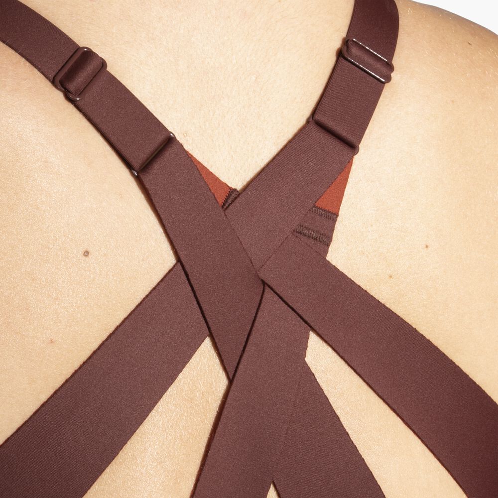 Brooks Interlace Sports Bra - Kupfer/Run Raisin