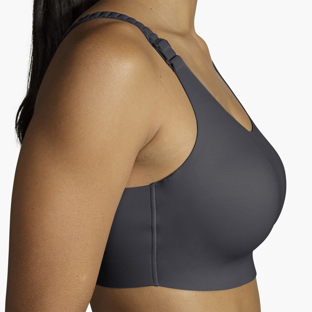 Brooks Scoopback 2.0 Sports Bra - Asphalt