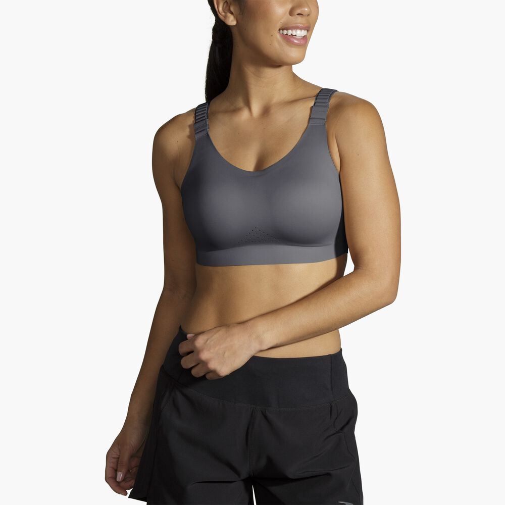 Brooks Scoopback 2.0 Sports Bra - Asphalt