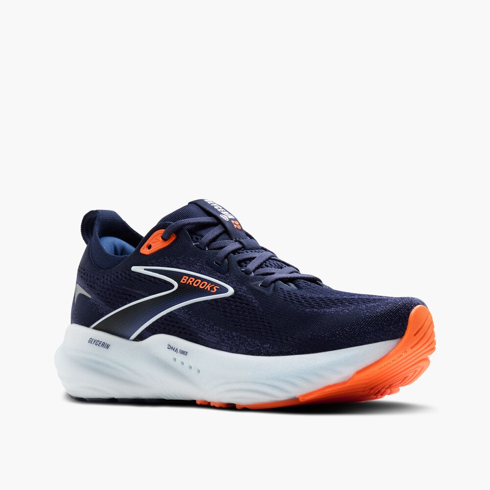 Brooks Glycerin 22 - Peacoat/Blue Ribbon/Orange