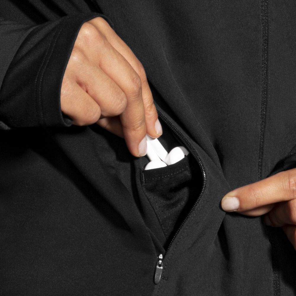 Brooks Fusion Hybrid Jacket - Schwarz