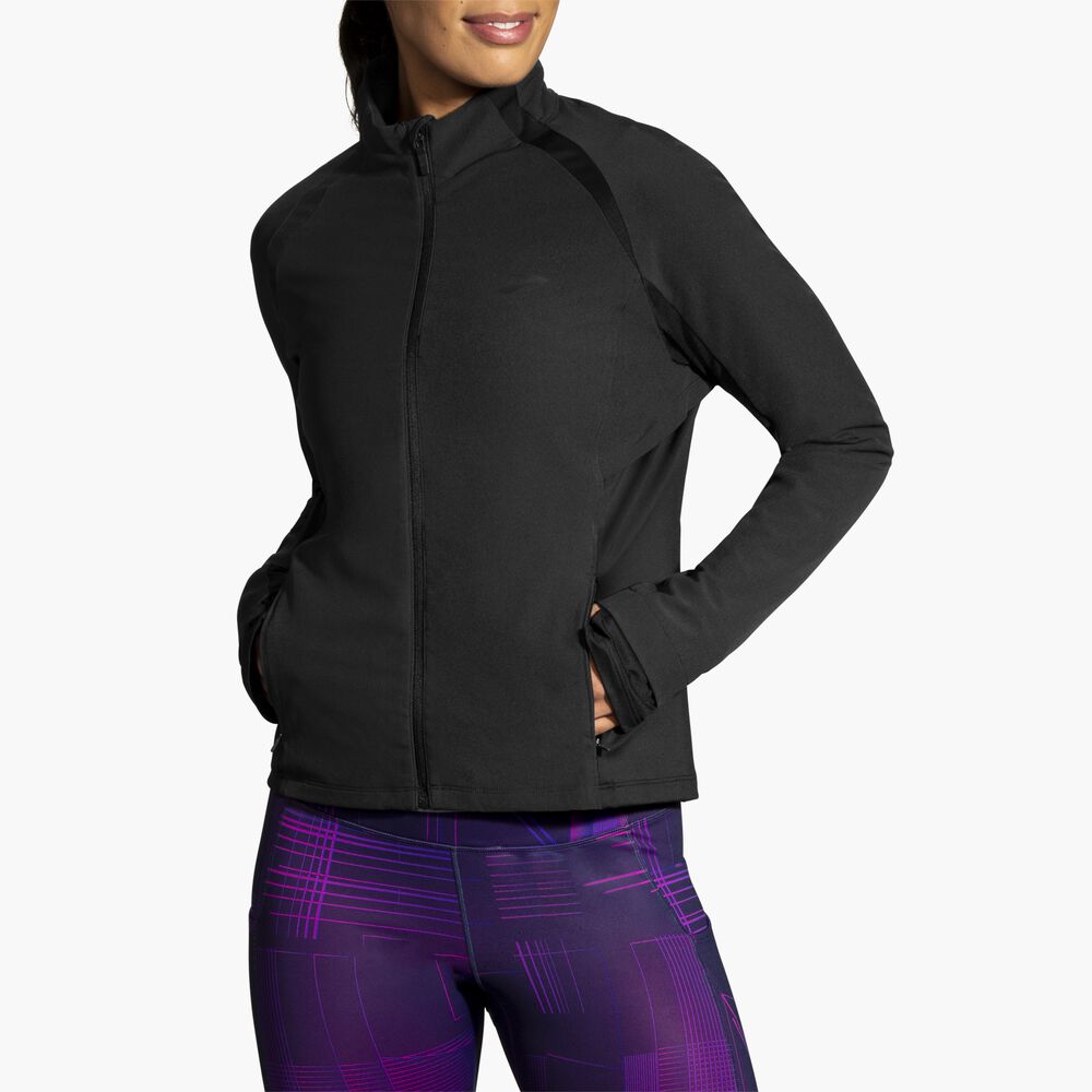 Brooks Fusion Hybrid Jacket - Schwarz