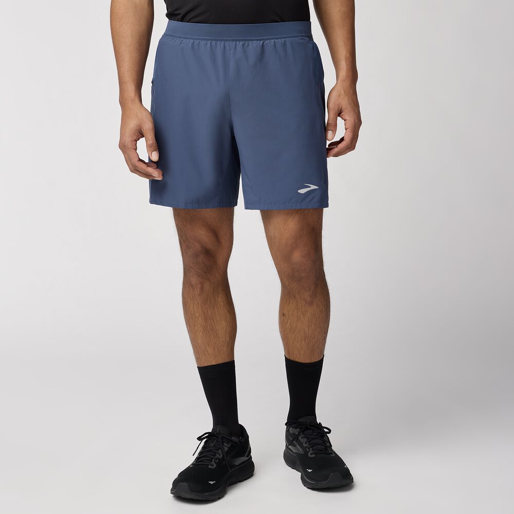 Brooks Journey 7" 2-in-1 Short - Schieferblau