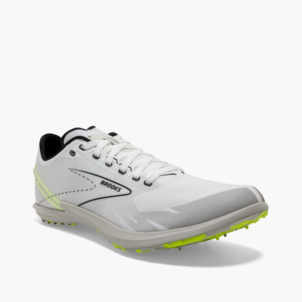 Brooks Draft XC Spikeless - Weiß/Schwarz/Nightlife