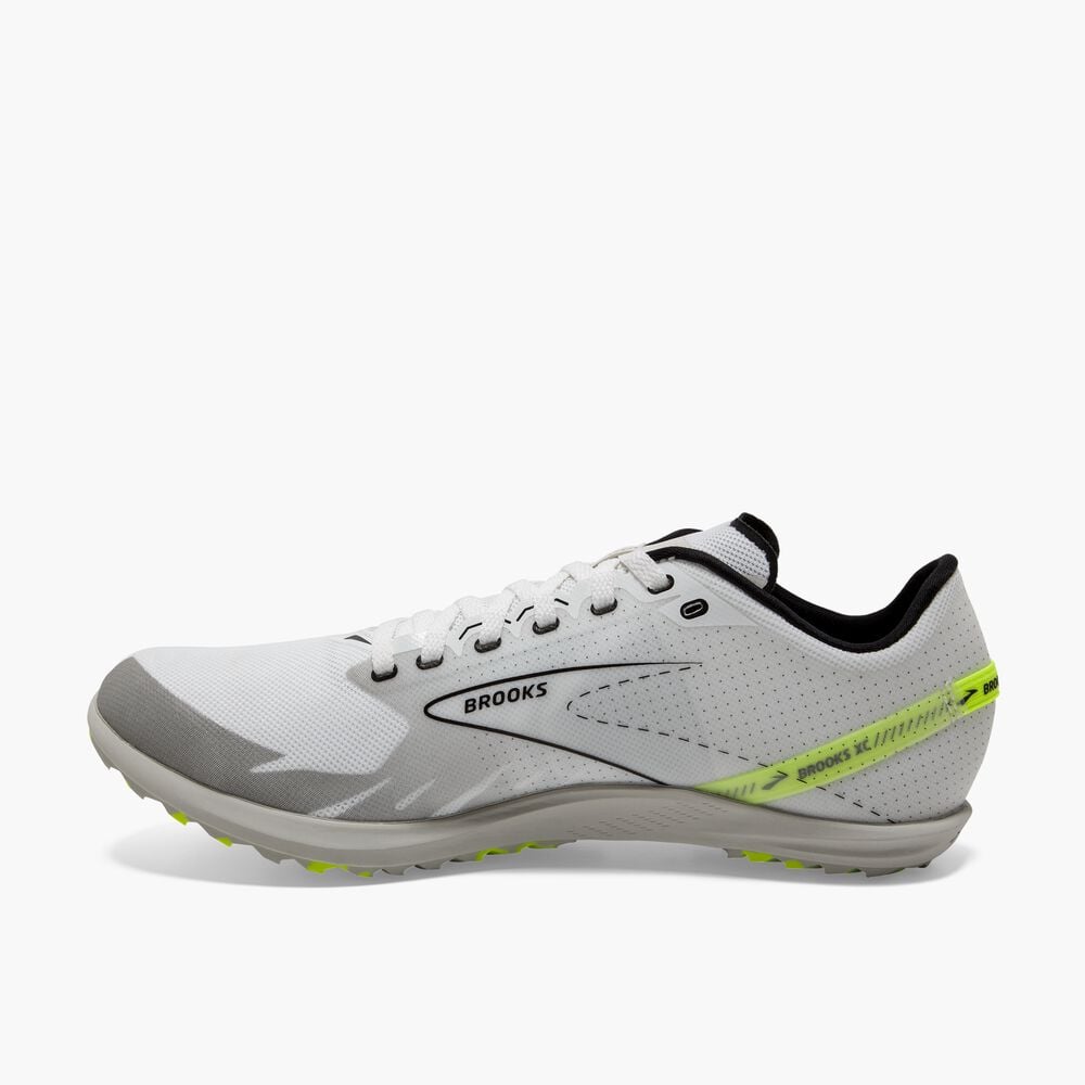 Brooks Draft XC Spikeless - Weiß/Schwarz/Nightlife
