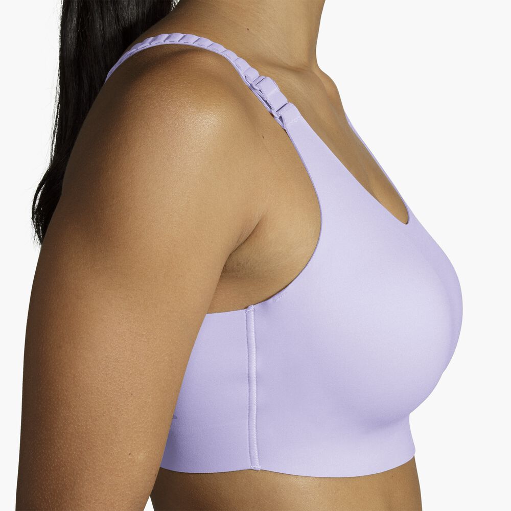 Brooks Scoopback 2.0 Sports Bra - Violet Dash