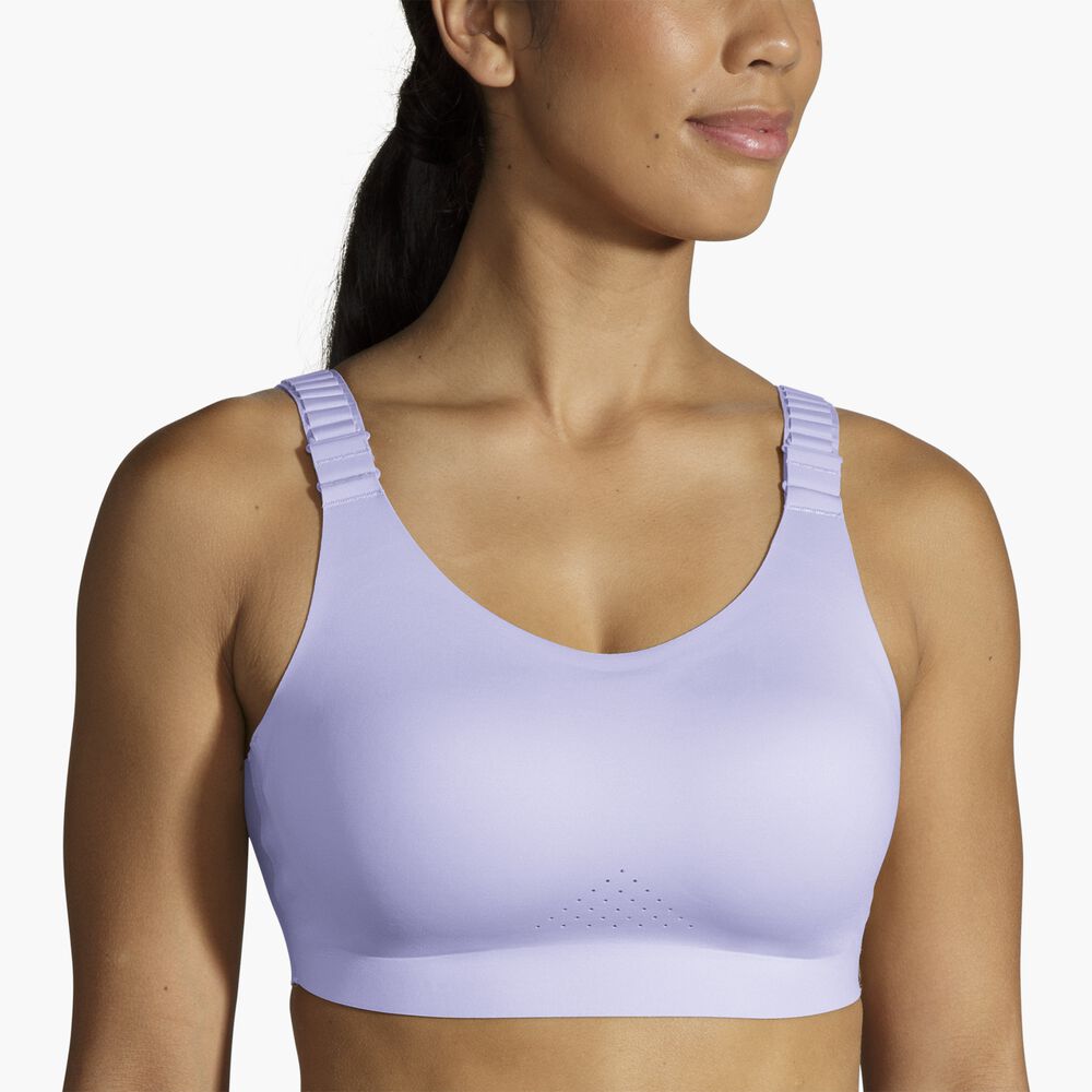 Brooks Scoopback 2.0 Sports Bra - Violet Dash