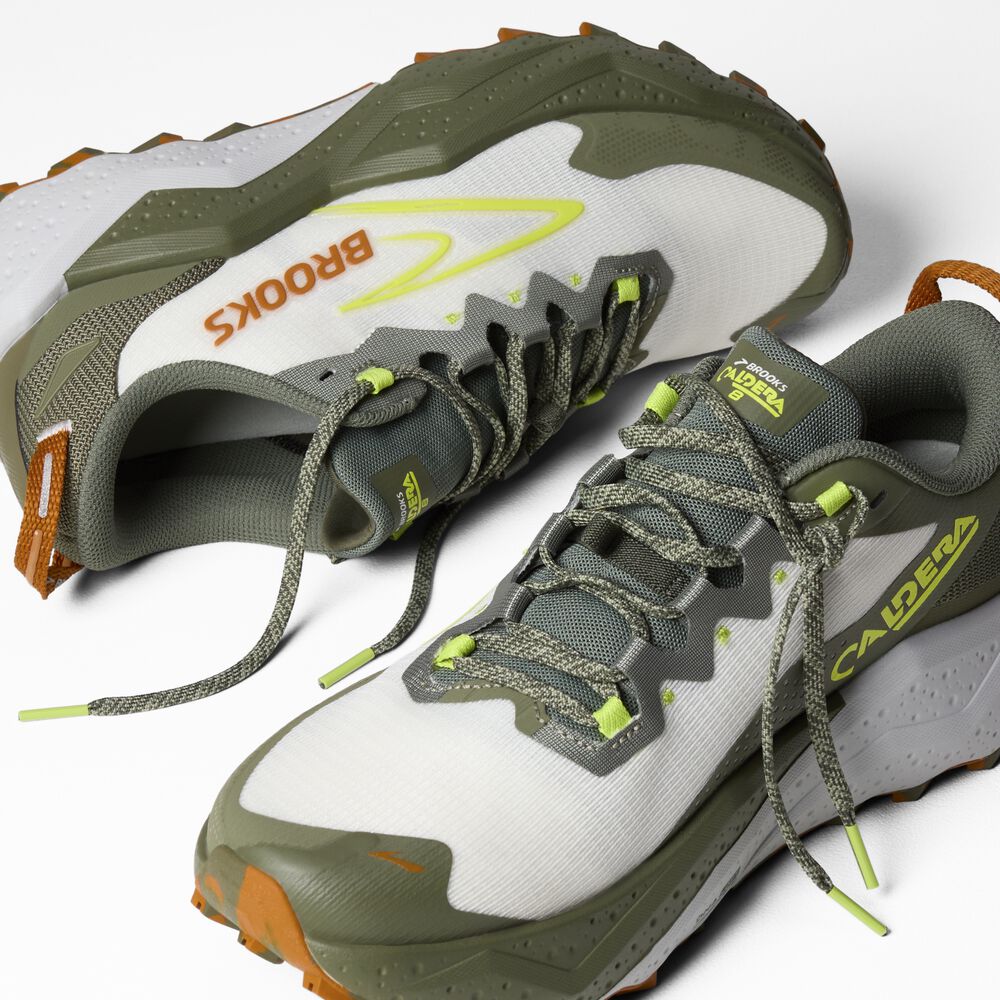 Brooks Caldera 8 - Dusty Olive/Limette/Austernblau