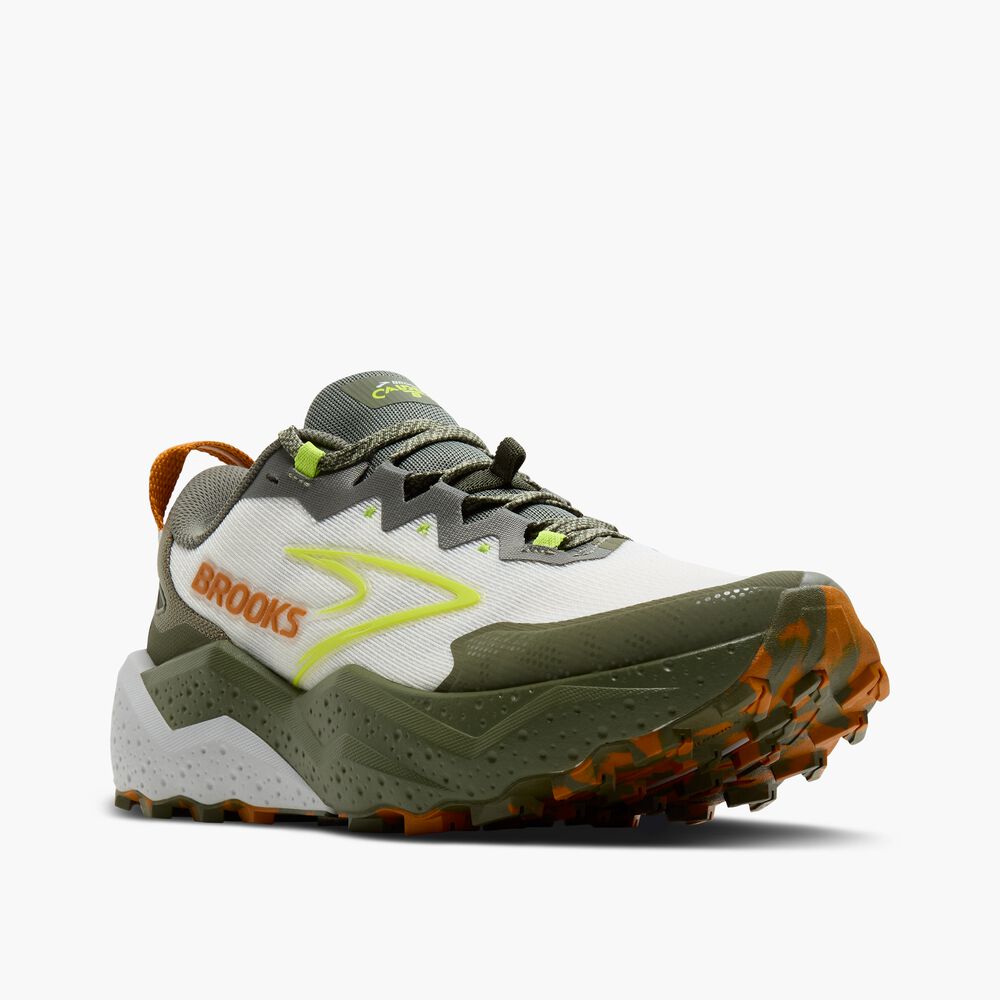 Brooks Caldera 8 - Dusty Olive/Limette/Austernblau