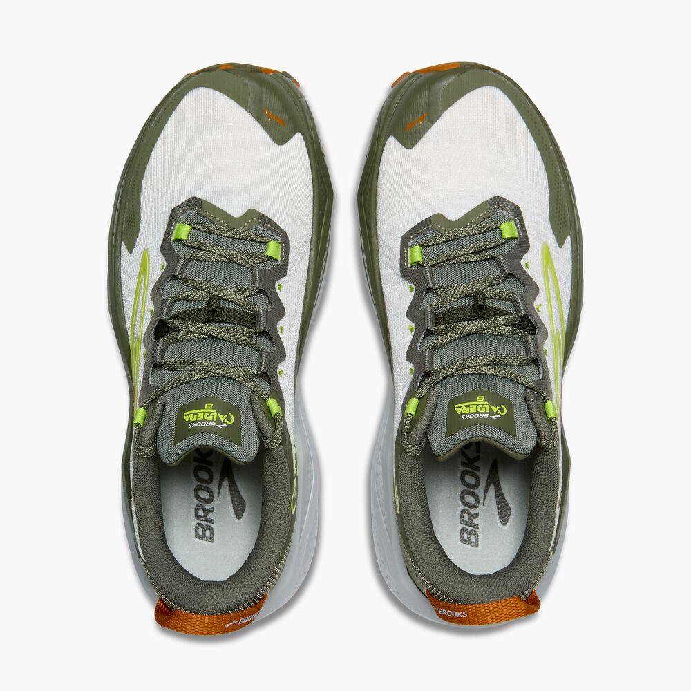 Brooks Caldera 8 - Dusty Olive/Limette/Austernblau