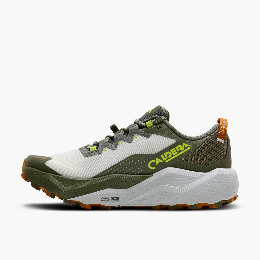 Brooks Caldera 8 - Dusty Olive/Limette/Austernblau