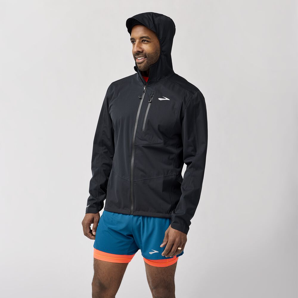 Brooks High Point Waterproof Jacket 2 - Schwarz