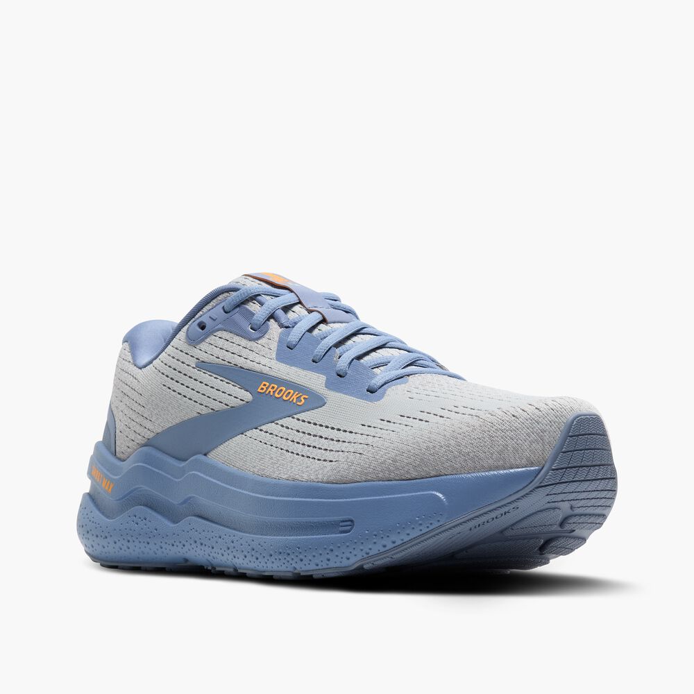 Brooks Ghost Max 2 - Austernpilz/Blau/Orange