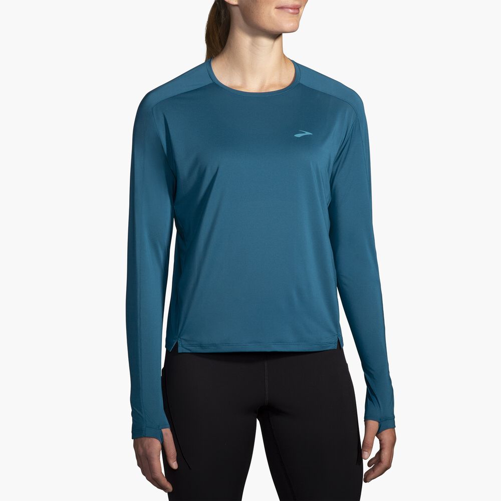 Brooks Sprint Free Long Sleeve 2.0 - Marokkanisches Blau