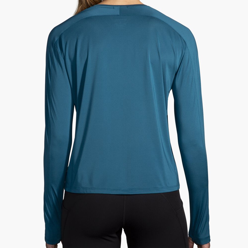 Brooks Sprint Free Long Sleeve 2.0 - Marokkanisches Blau
