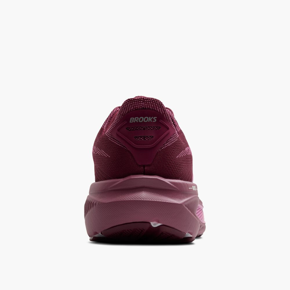 Brooks Ghost 17 - Burgunderrot/Pink/Grün