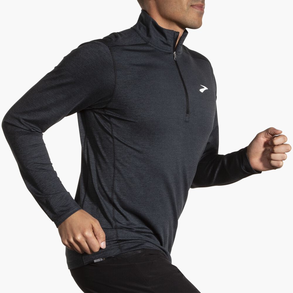 Brooks Dash 1/2 Zip 2.0 - Hochschwarz