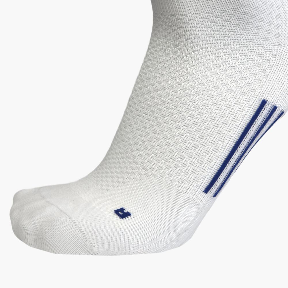 Brooks Elite Sock - Weiß/Kobaltblau