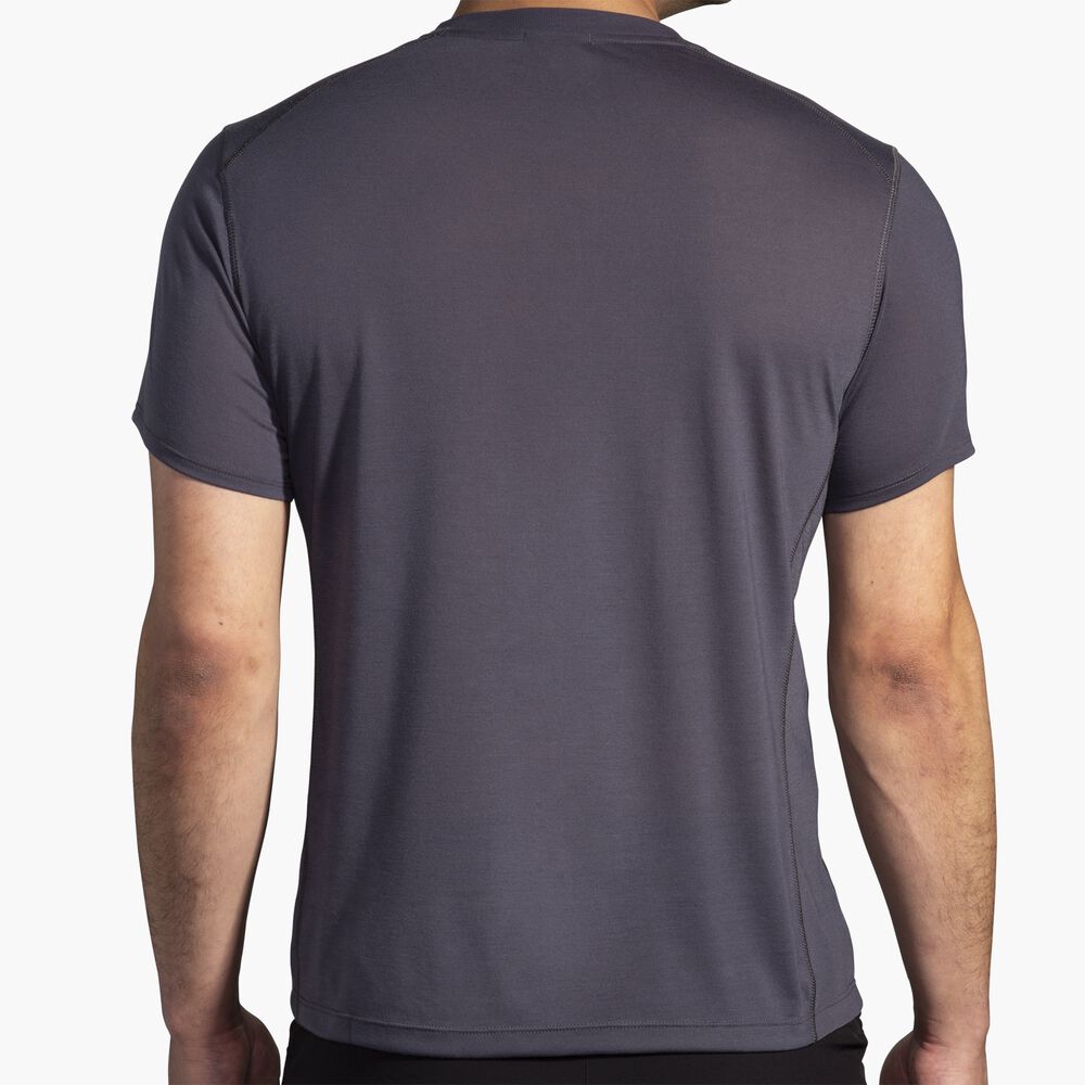 Brooks Distance Short Sleeve 3.0 - Asphalt/BR Stack