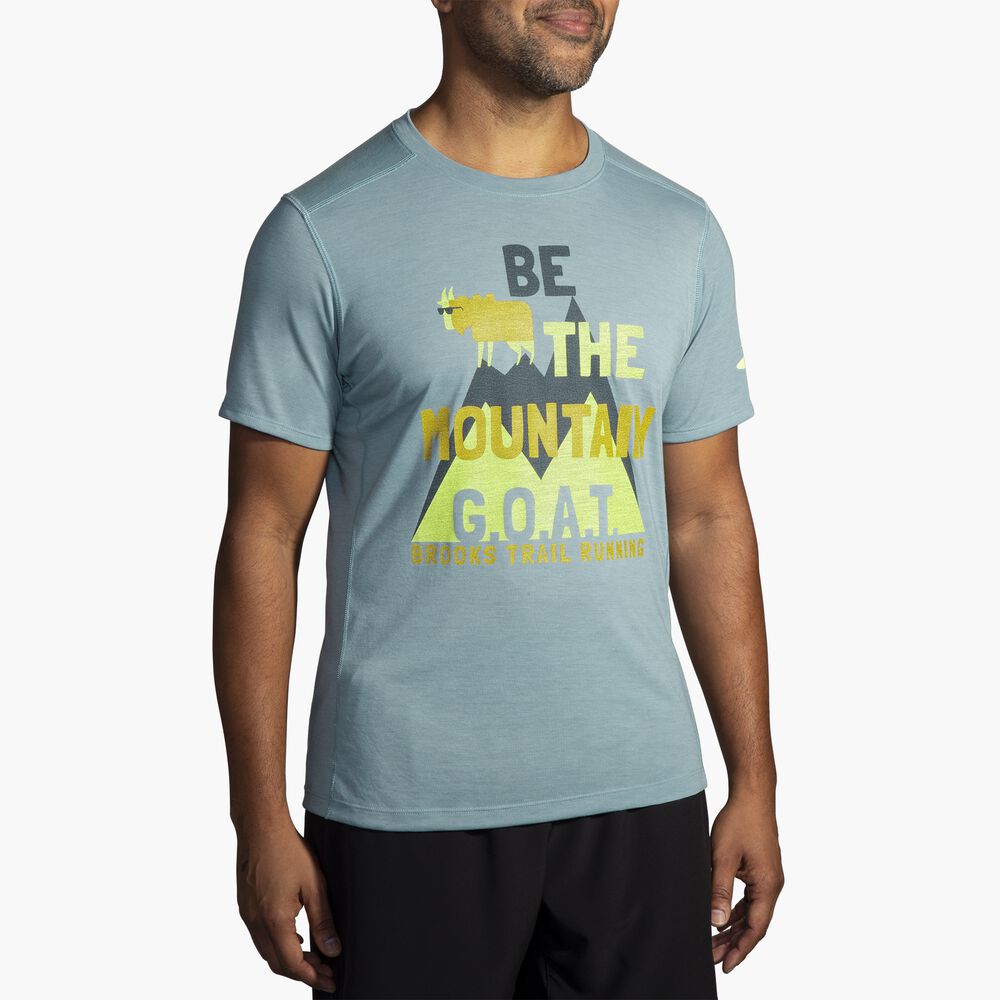 Brooks Distance Short Sleeve 3.0 - Hoch Citadel/Bergziege